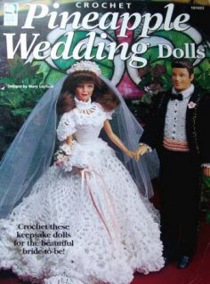 Crochet Pineapple Wedding Dolls For 11 1/2 & 15 Fashion Dolls