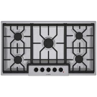 Bosch NGM5654UC 36 Natural Gas Cooktop Stainless Steel