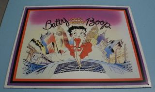  Betty Boop Cool Breeze Tin Sign