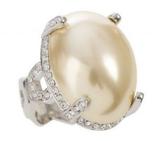 Nolan Millers Beyond Bold Simulated Pearl Ring —