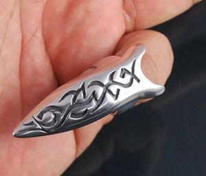 VERY UNIQUE DESIGN FINGER TIP RING . Made from lead free pewter