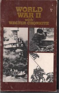 World War II w Walter Cronkite Air War Over Europe VHS