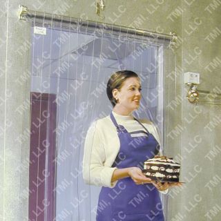 Curtron Strip Curtain for Walk in Cooler or Freezer Door M108 PR 4080
