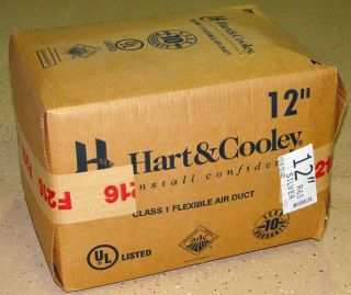 NEW Hart & Cooley 12 25ft Metalized R6.0 F216 Insulated Flex Air Duct