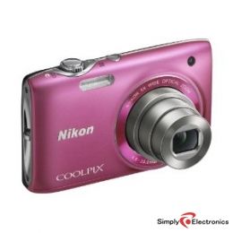 Nikon Coolpix S3100 Pink Digital Camera 14MP 5X HD New