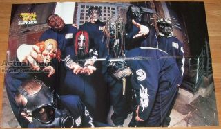  Giant 8 Page Poster SLIPKNOT Joey Jordison SHAWN CRAHAN Nu Metal LK