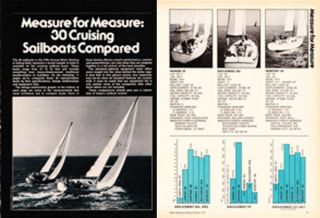 30 Cruising Sailboats Compared 1977 Article