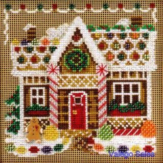 Mill Hill Beaded Cross Stitch Kit Gingerbread House