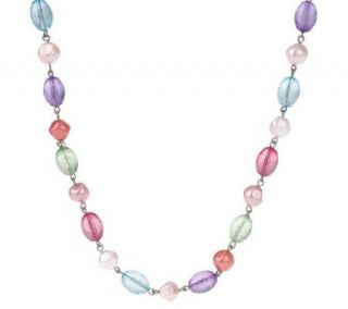 Joan Rivers Color Me Happy 40 Bead Necklace w/3 Extender —