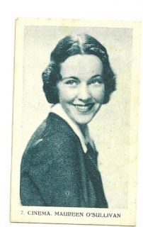 Maureen OSullivan 1 5X2 5 Vintage Card