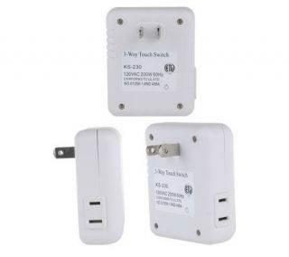 SuperSwitch Set of 3 Touch Dimmer Controls —