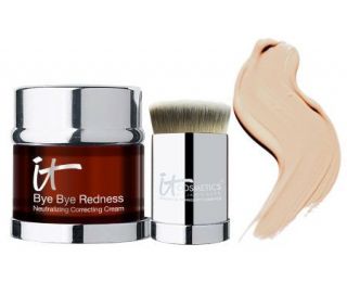 It Cosmetics Bye Bye Redness Anti Aging Concealing Cream w/ Brush 