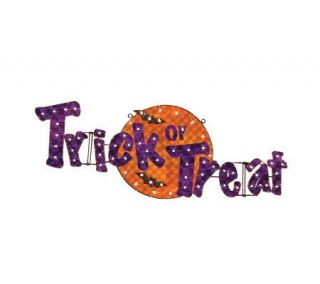 45 Outdoor Holographic Trick or Treat Sign by Brite Star —