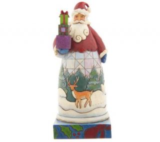 Jim Shore Heartwood Creek Santa with Gifts Figurine —