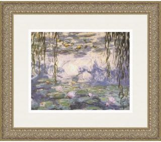 Water Lilies and Willow Branches by Claude Monet —