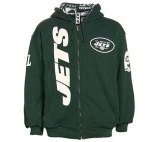 NFL New York Jets Reversible Hooded Fleece —