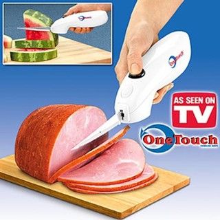 Electric Powered Cordless Electric Knife Slicer Stainless Steel Blade