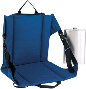  Bleacher Cushion Chair w Pocket Flask Crazy Creek Folding Seat