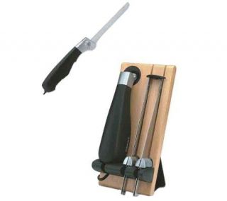 Cuisinart Electric Knife with Wood Block Stand —