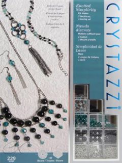 Jewelry Making Kit by Cousin Crystazzi 229 PC Makes 2 Necklaces 1