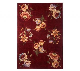 Royal Palace Watercolors Silhouette 49x69 Handmade Rug   H193599