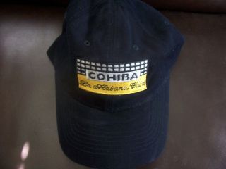 Cohiba La Habana Cuba Cigar Adjustable hat Black W/ Logo
