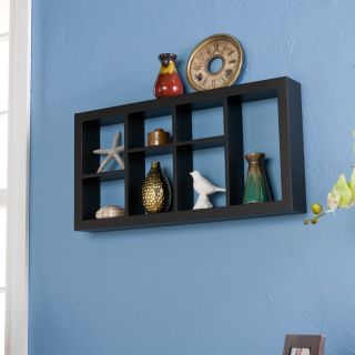  Blacktaylor Display Wall Shelf and 16 Madison Cube Cross Shelf