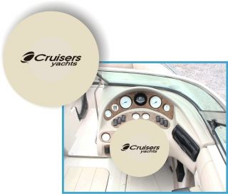 Cruisers Yachts Boat Marine Steering Wheel Cover 100 Polyester Micro