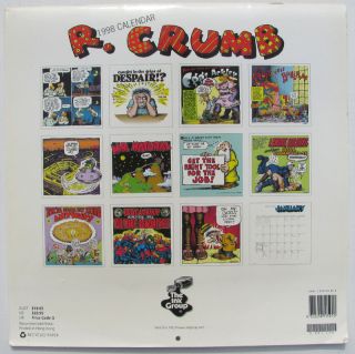 Crumb Calendar 1998 Never Used Mr Natural The Gang