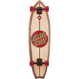 Santa Cruz Woody Shark Light Longboard Skateboard Cruzer Complet
