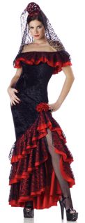  Premium Deluxe Halloween Costume New Spanish Flamenco Dancer