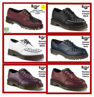 Dr Doc Martens Airwair Ramsey Creeper 1960s Retro Lace Up Leather