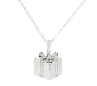 AffinityDiamond Gift Pendant with 18 Chain, Sterling   J265175