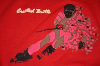 XXL Vtg 80s 1985 Crested Butte Ski Raglan sweat Shirt
