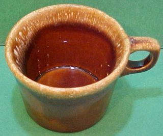 Hull Pottery Crestone Mug Vintage Brown Coffee Cup