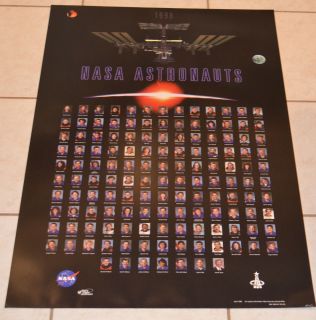  ASTRONAUT NEW POSTER largest group 137 crews Space Shuttle ISS Station
