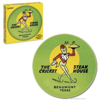 Cricket Steakhouse Retro Diner Plates Cafe Dinnerware