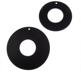 Set of 2 Magnetic Round SiliconeTrivets by MarkCharles Misilli 