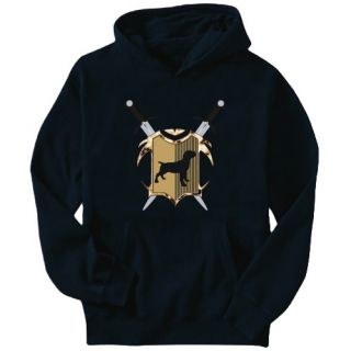Cane Corso Swords and Shield Dogs Hoodie Navy Blue