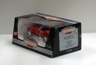 American Muscle Red 1967 Chevrolet Corvette L 71 1 18 Scale Diecast