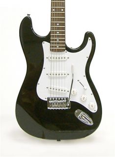 crestwood st920 double cutaway electric guitar black