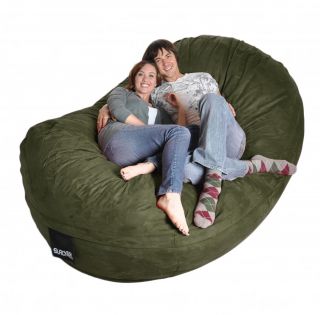  Green Foam Beanbag Microfiber sac love chair Large Sack Huge Couch xxl