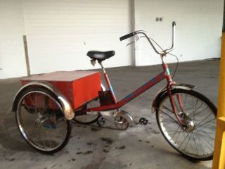 FORD FACTORY PLANT USED WORKSMAN TRI CYCLE / BIKE TRIKE MUSTANG SHELBY