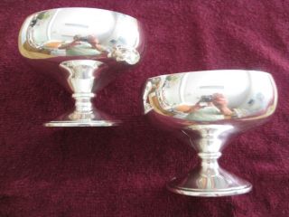 Shreve Crump Low Sterling 2 Stemmed Cups 2 1 2 Inch