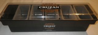 Cruzan Rum Bar Caddy Condiment Tray Can Be Iced Great for Parties