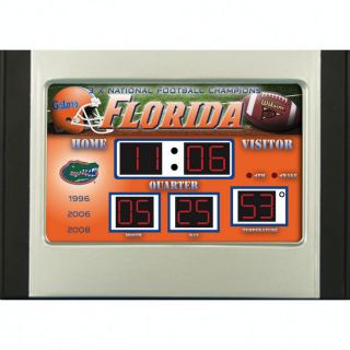 Officially licensed college sports scoreboard desktop alarm clock is