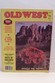 Old West Magazine Spring 1981 Morgan Courtney Gunfighte
