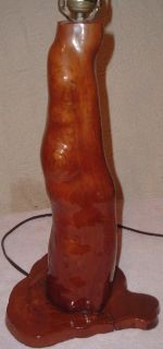 Vintage Cypress Knee Wood Lamp Eames Mid Century Modern