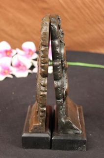 Pair of Cyrus King of Persia Bookends Book Ends Bronze Sculpture