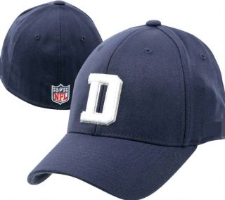 Dallas Cowboys Hat Small / Medium Flex Fit Navy Blue D Logo NFL